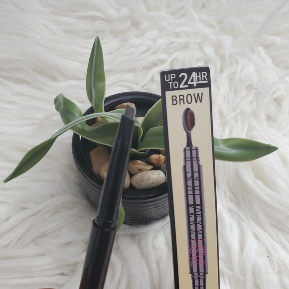 TASH Cosmetics Up To 24Hr Dark Brown Brow Pencil & Brush - Picture 3 of 4